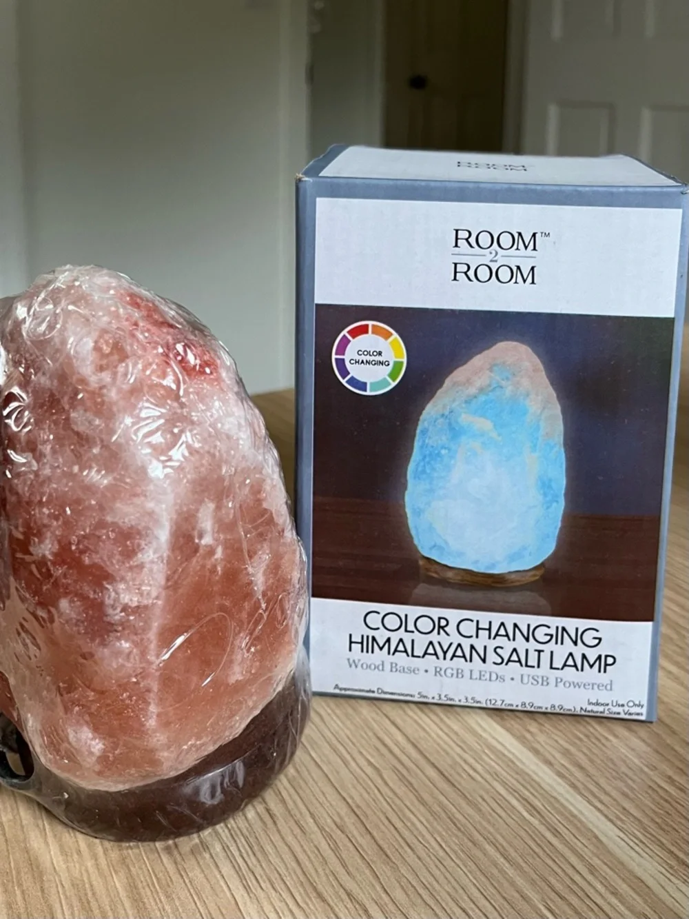 Pink Himalayan Salt Tock Lamp NWT